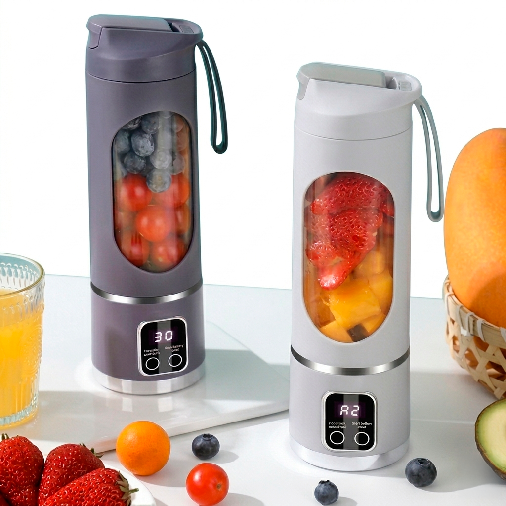 Liquix Licuadora Portátil Recargable USB — 450ml | 10 Cuchillas